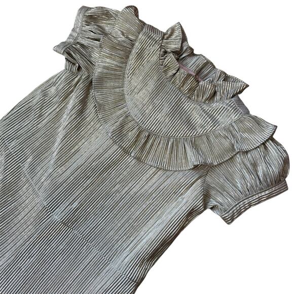 Janie and Jack Gold Ruffle Jumpsuit - Picture 3 of 9